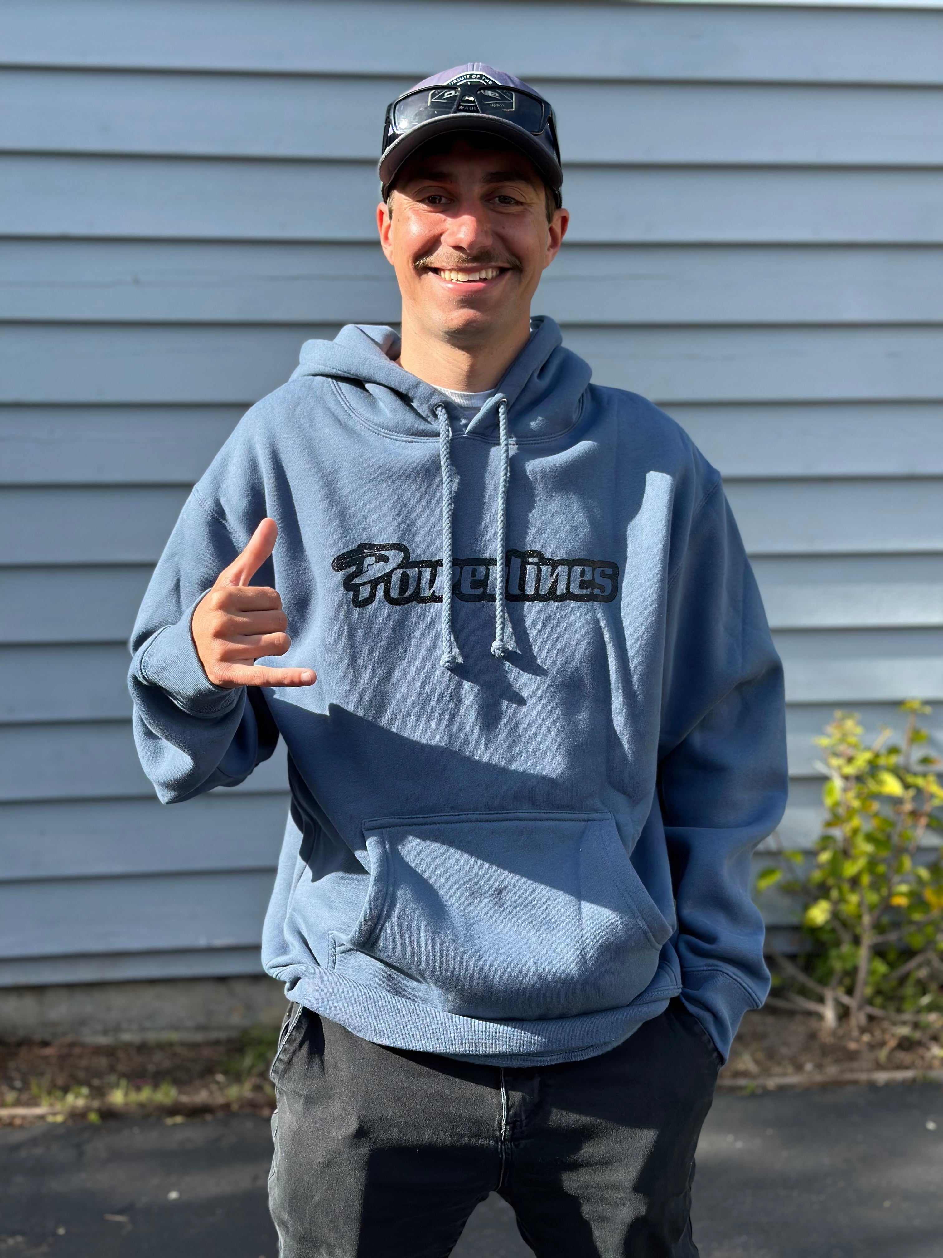 Sea Blue Dusty Design Hoodie π