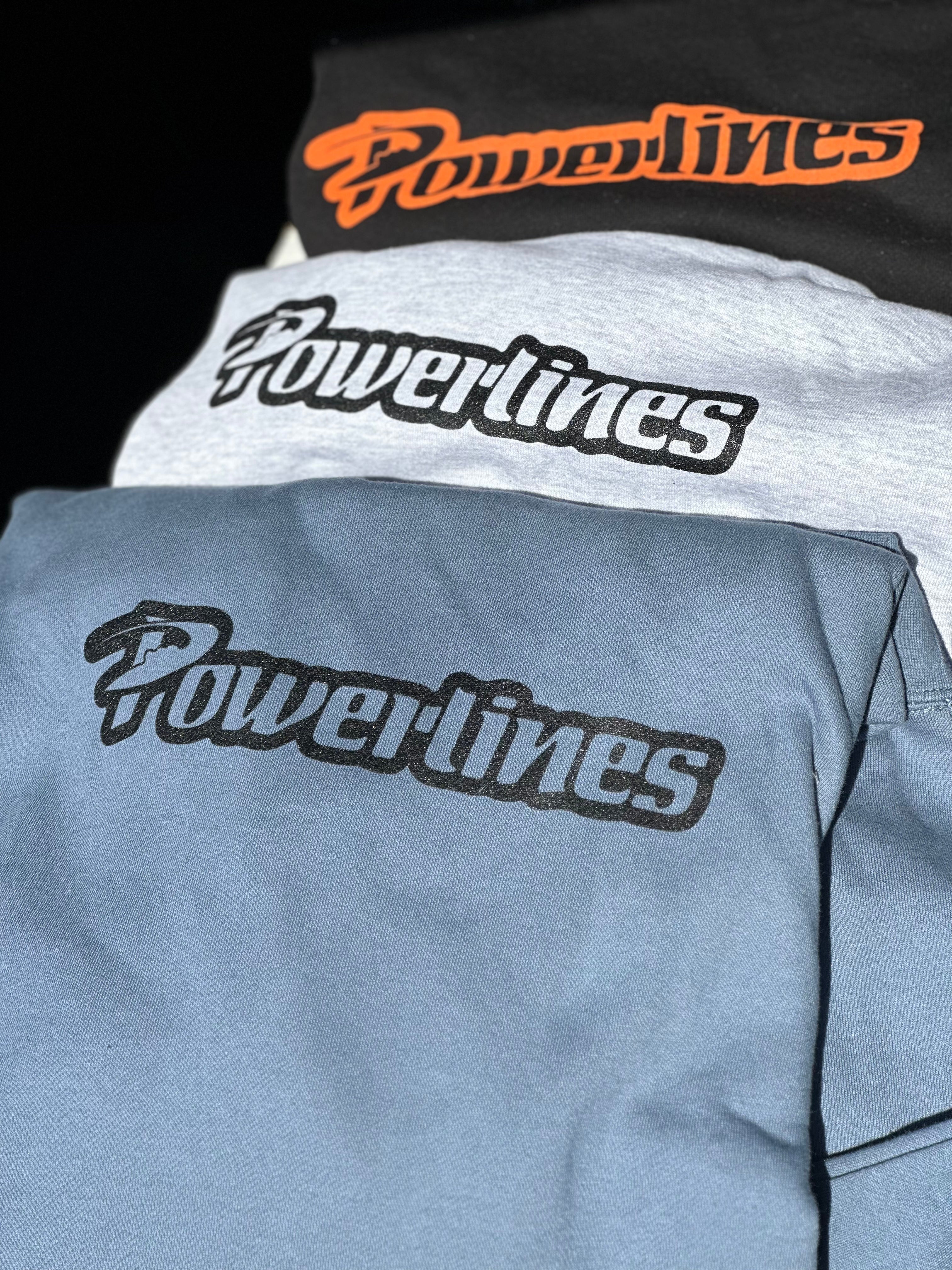 Powerlines OG "P" Grey Hoodie